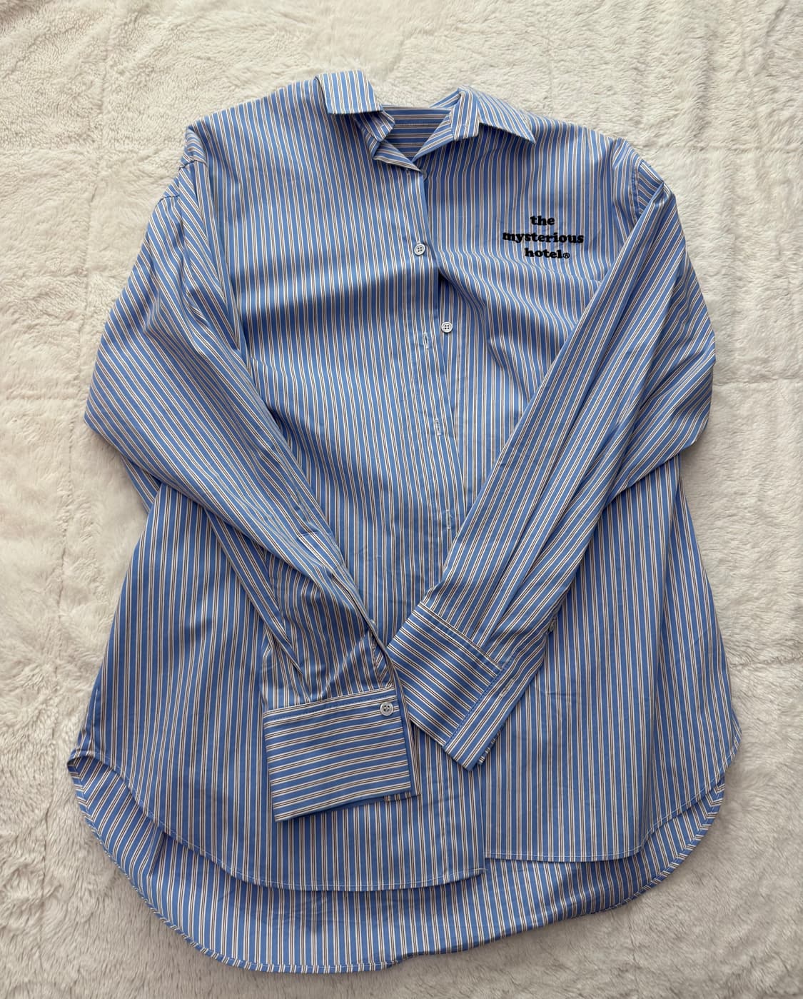 더미스테리어스호텔 스트라이프 셔츠 상품이미지2