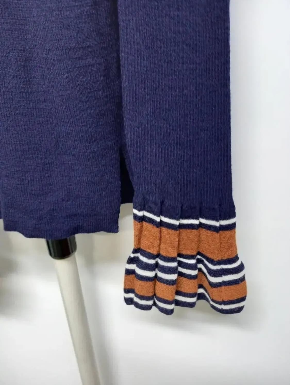 시스템 춘추 소매패블럼 긴팔니트블라우스 F 상품이미지6