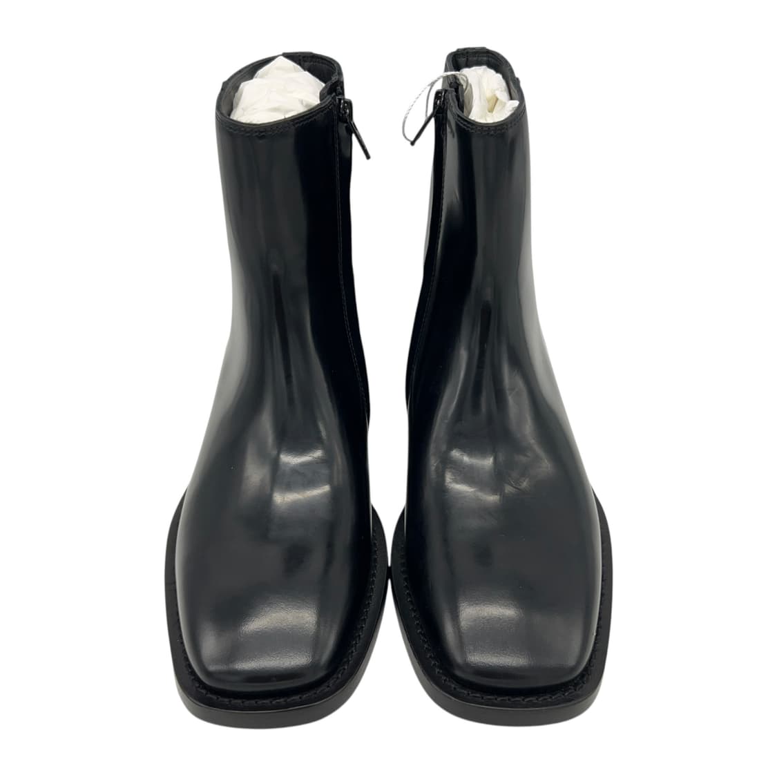 230 235 발렌시아가 스퀘어 토 림 부츠 (EU36.5) 상품이미지2