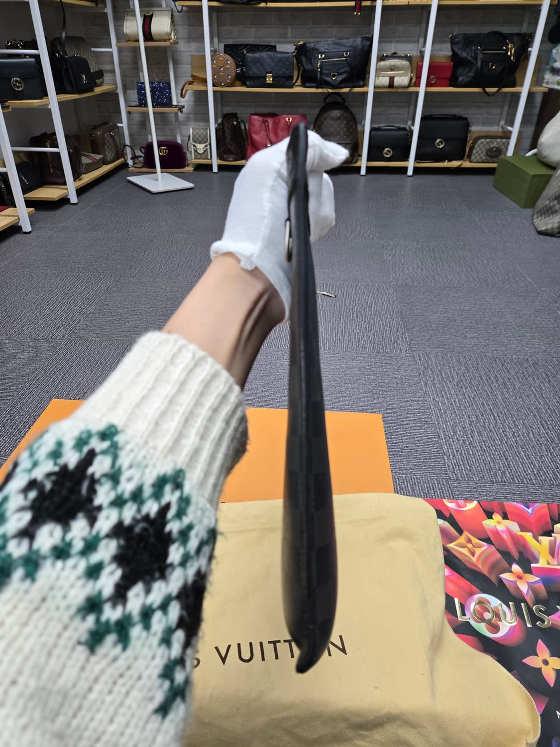 [특가][정품]루이비통 다미에 클러치백 상품이미지4