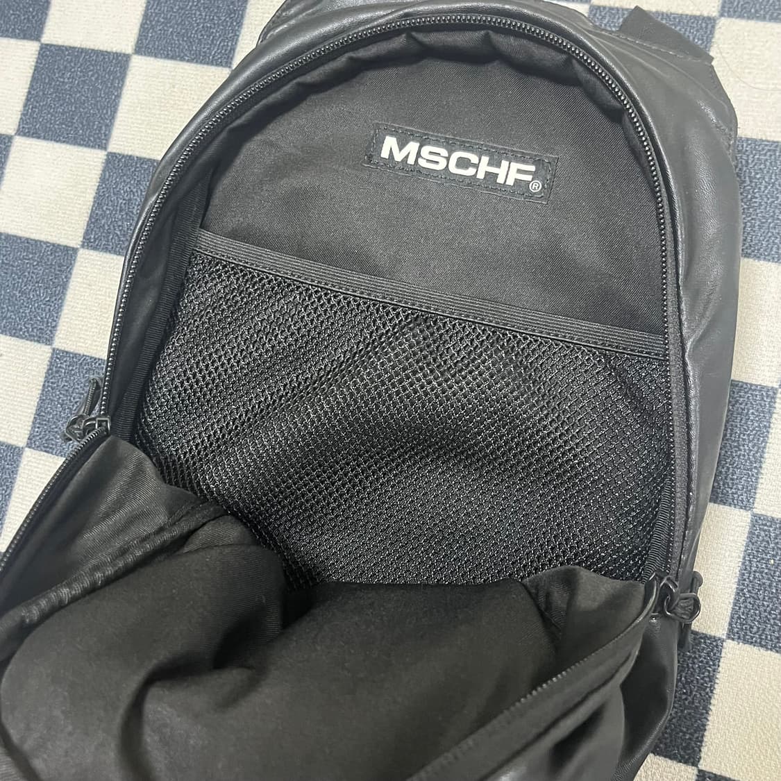 미스치프 롬버스 미니 백팩 블랙 상품이미지4
