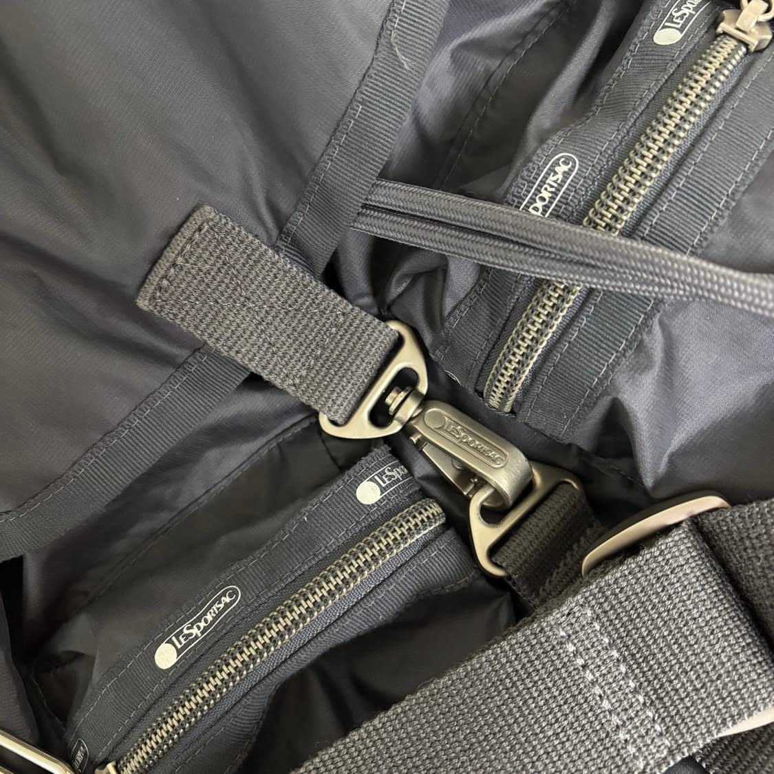 레스포색 섀도우C 그레이 미니 백팩 상품이미지3