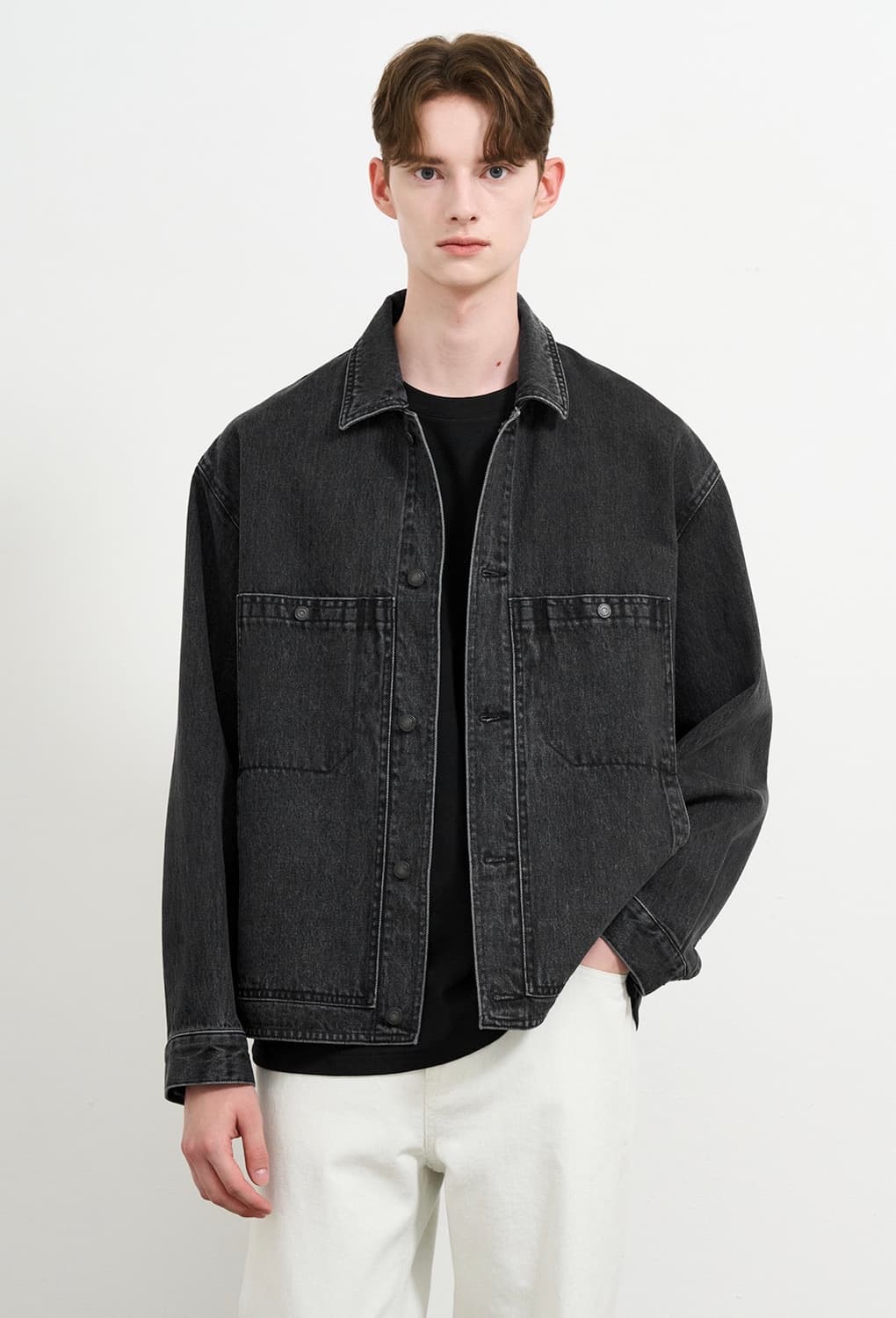 타임옴므 데님 자켓 상품이미지5