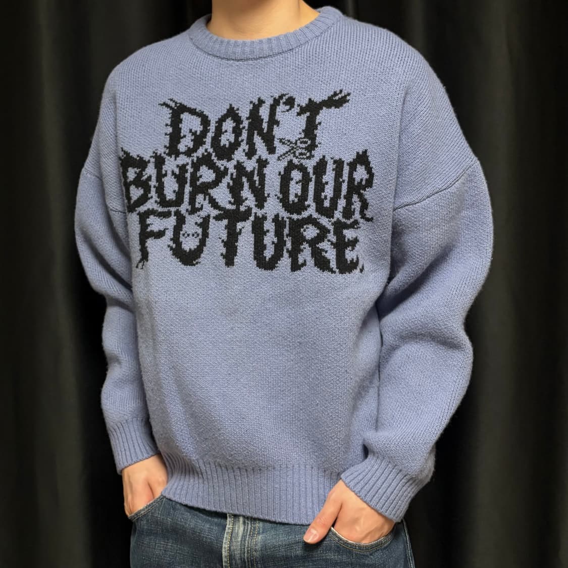 아조바이아조 DBOF Wool Knit Sweater M사이즈 상품이미지2