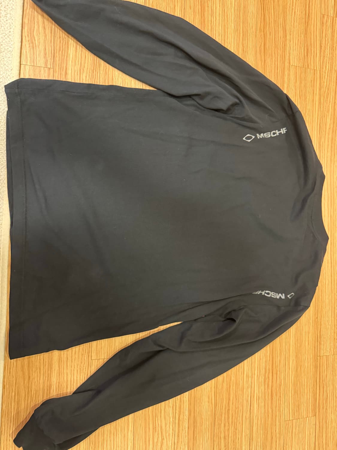 미스치프 롬버스 롱슬리브 M 블랙 상품이미지5