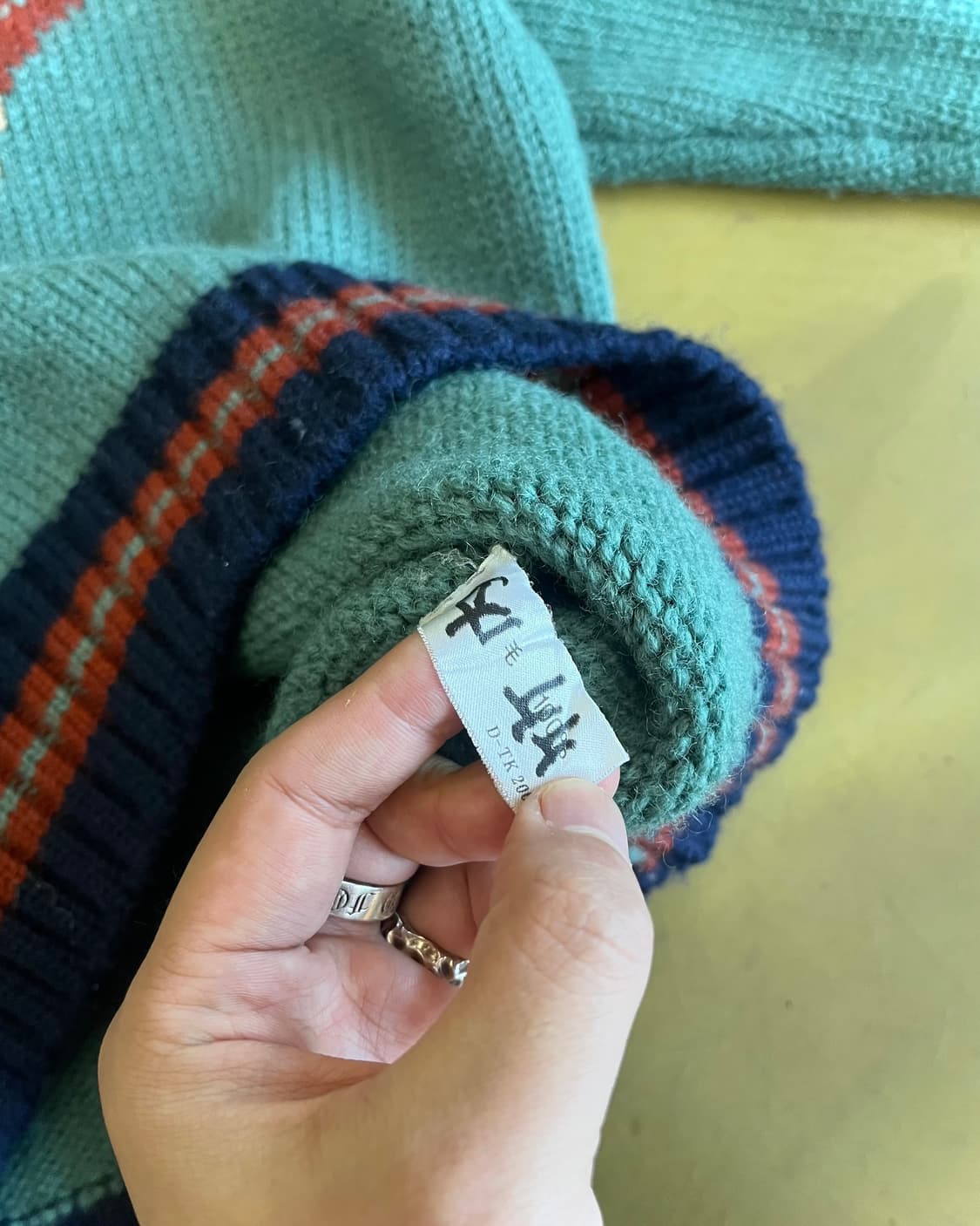 1980-90s KENNETH GORDON Heavy Wool Knit 상품이미지8