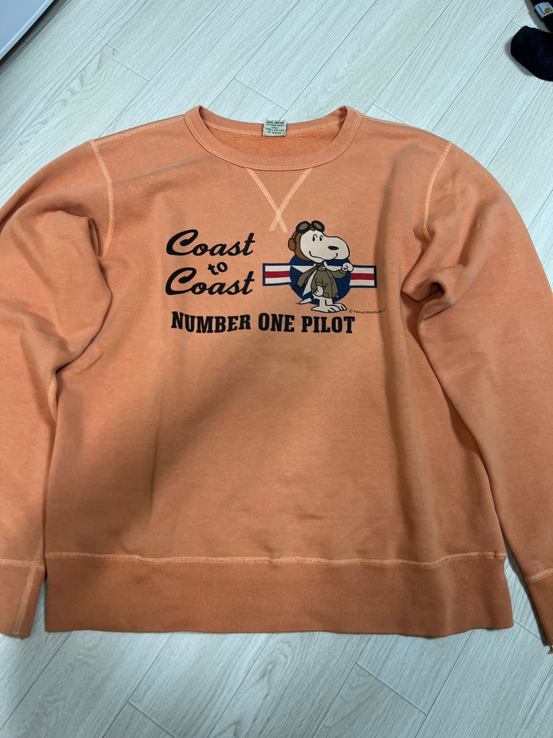 택포9) 버즈릭슨 스누피 스웻셔츠 L 상품이미지1