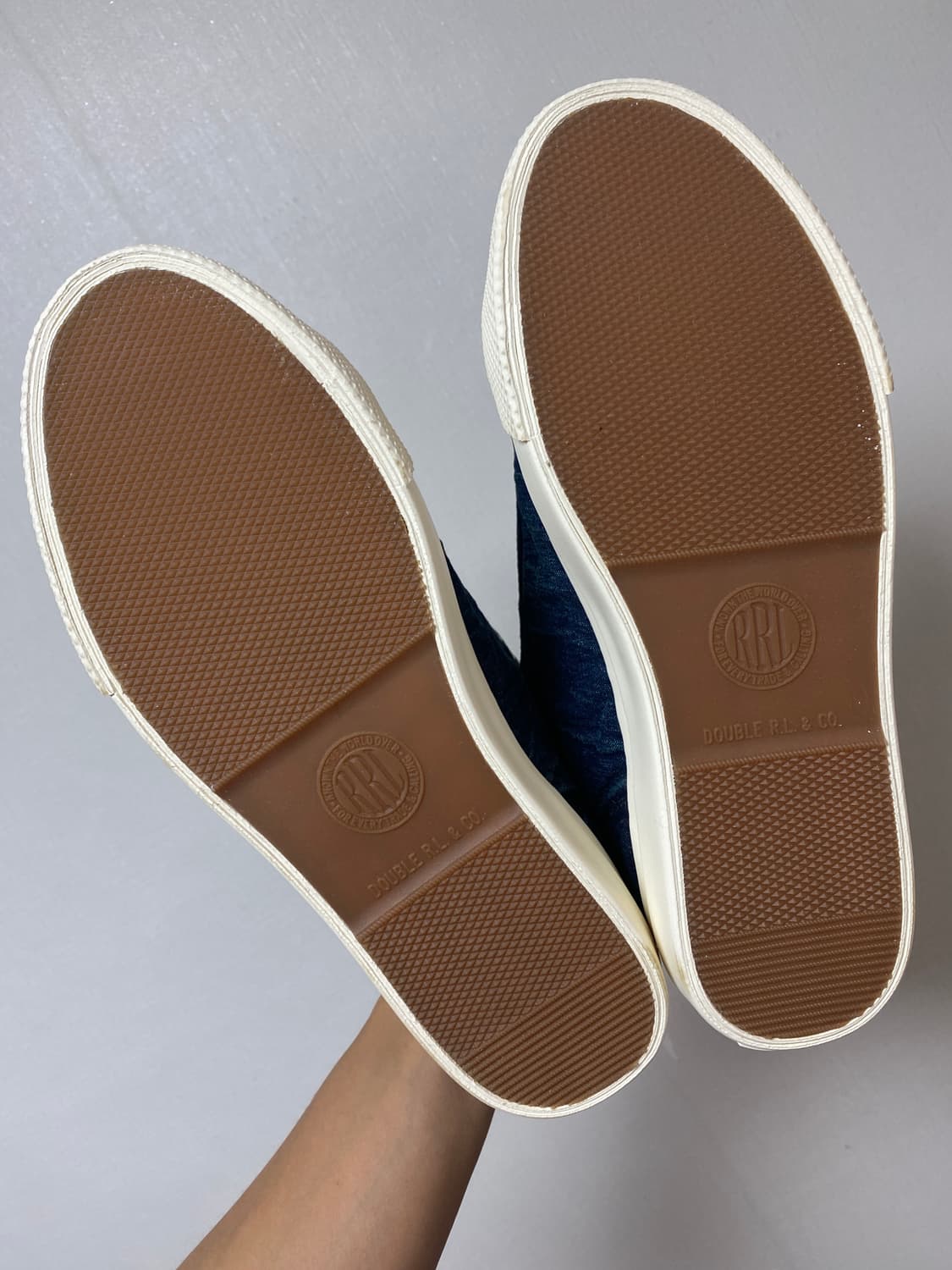 더블알엘 메이포트 인디고 블루 캔버스 컨버스 슈즈 260 상품이미지3