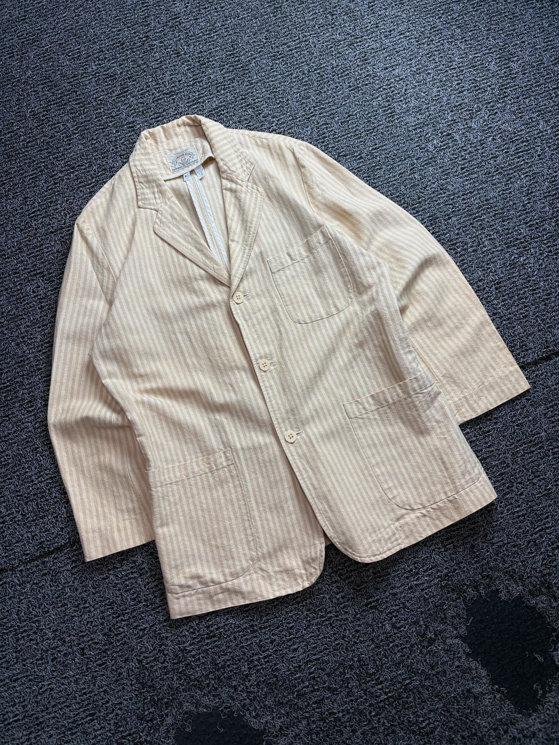 90s 아르마니 스트라이프 블레이져 자켓 3651 상품이미지1