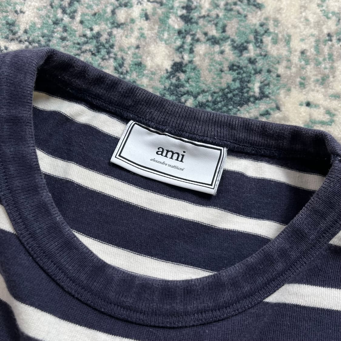 AMI 아미 스트라이프 긴팔 롱슬리브 티셔츠(S) 상품이미지4