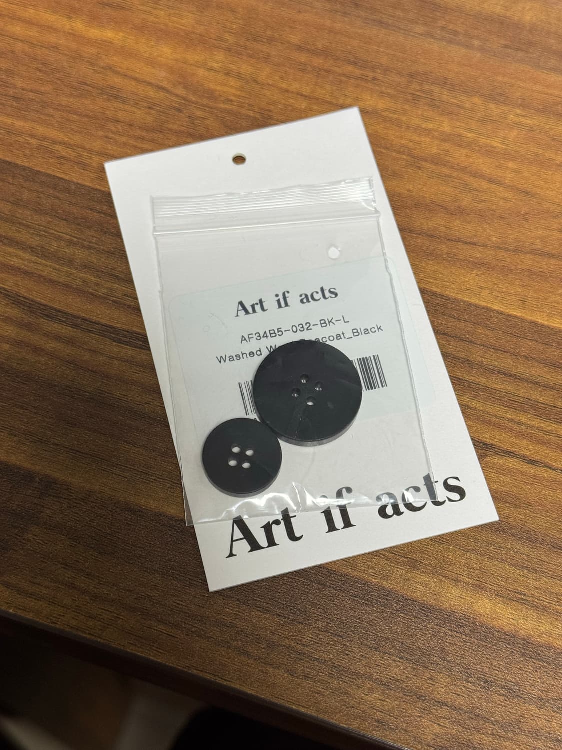 아트이프액츠 피코트 블랙 L 상품이미지4