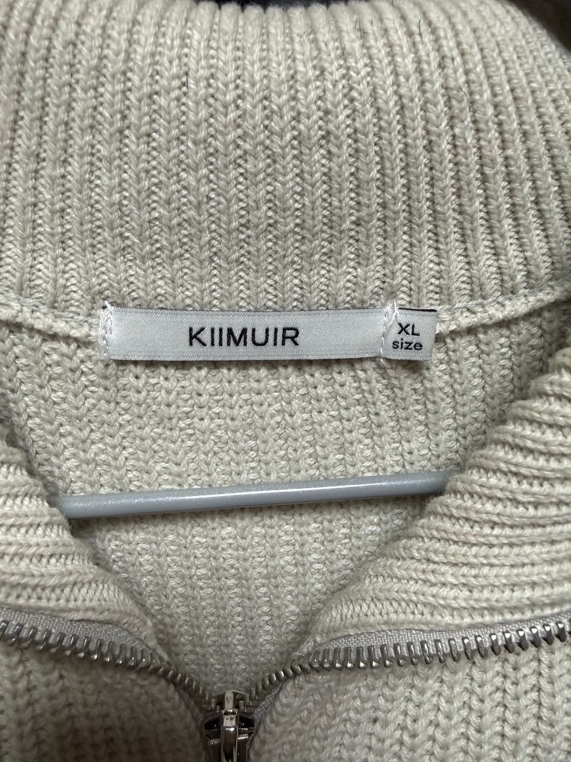 키뮤어 니트 집업 상품이미지3