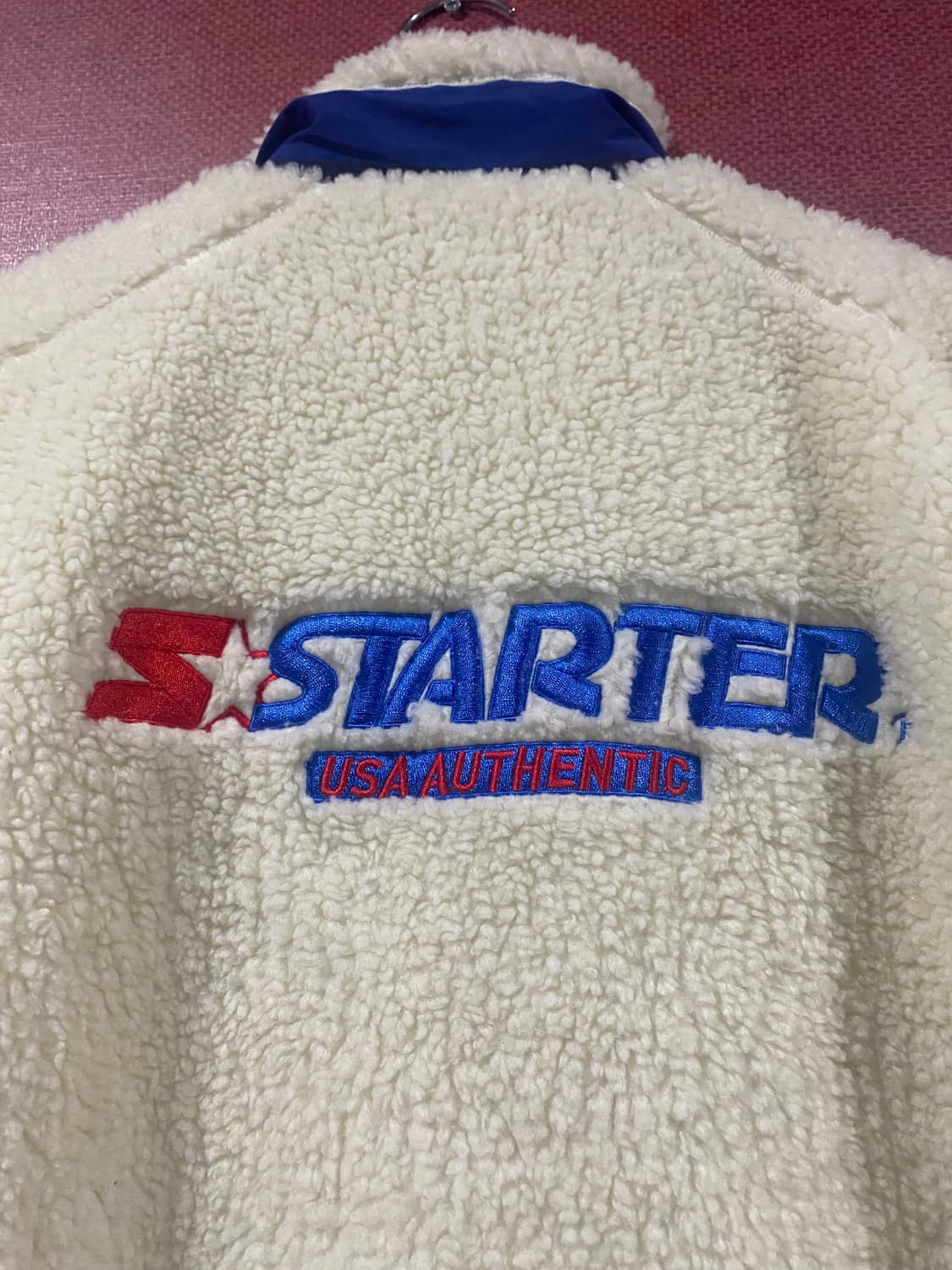 스타터 양면 롱 플리스 자켓 아이보리 상품이미지6