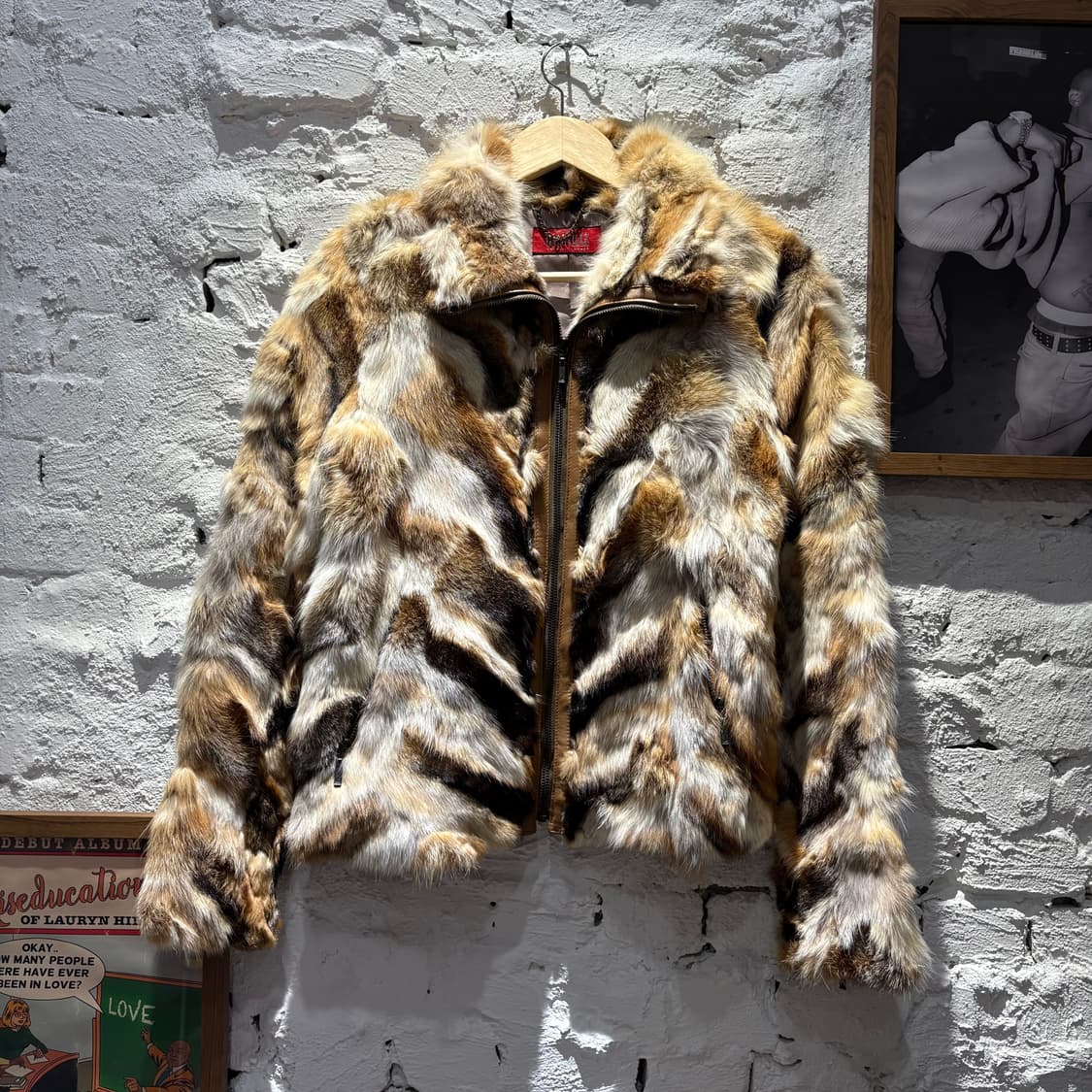 일본빈티지 양가죽 밍크퍼 자켓 상품이미지1