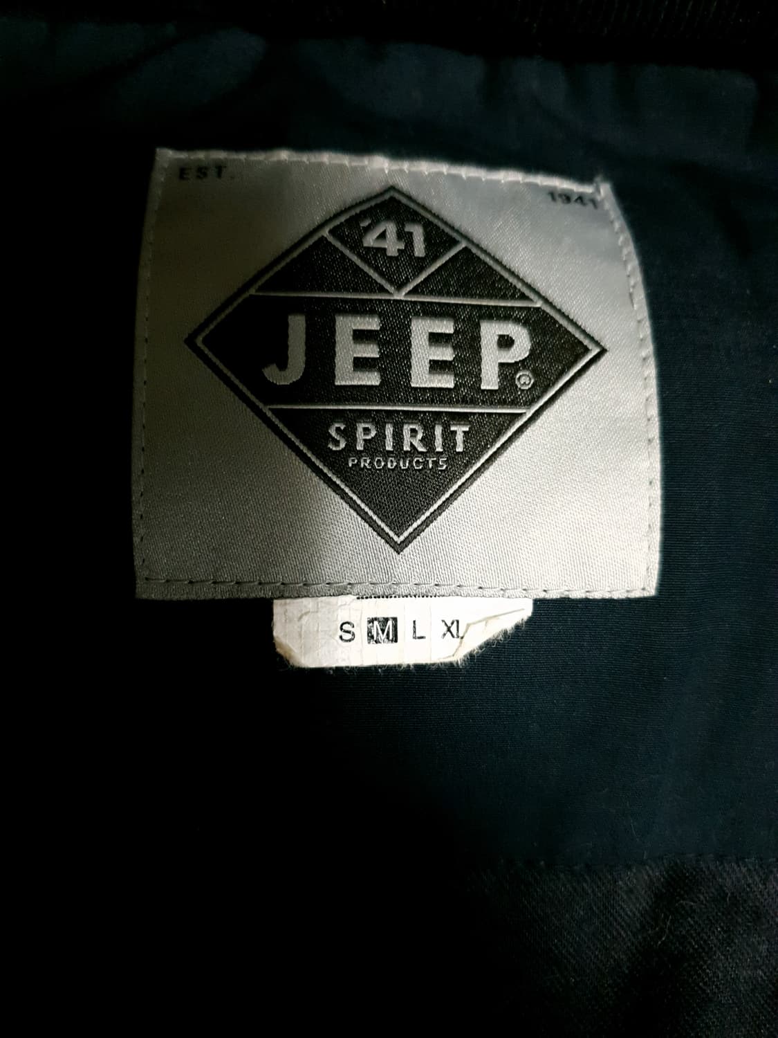 (빈티지) JEEP 레트로 자수패치 덕다운 라쿤퍼 패딩 조끼 네이비(M) 상품이미지4