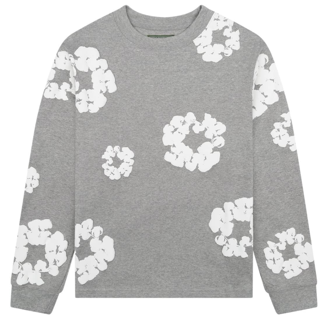 m데님티어스 롱슬리브 그레이 극미중고 상품이미지1