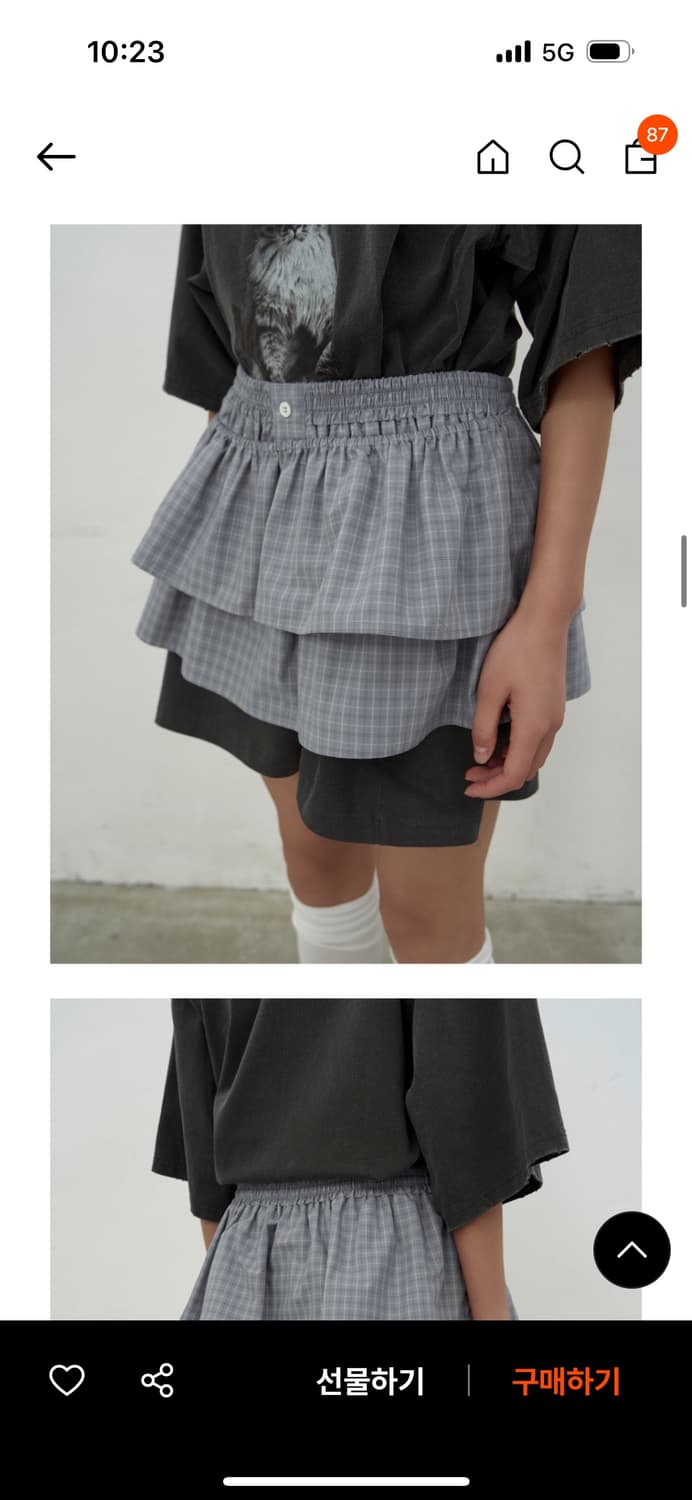 Lcdc레이어드 스커트 상품이미지3