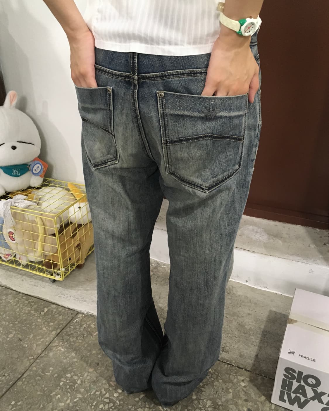 무료배송) ARMANI JEANS VINTAGE BOTTOM 상품이미지10