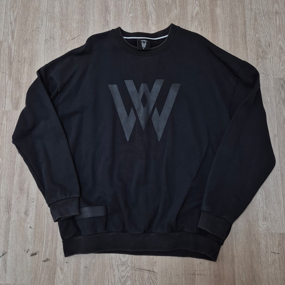 라이프워크 빅나염로고 코튼 오버핏 맨투맨 M(95) 상품이미지1