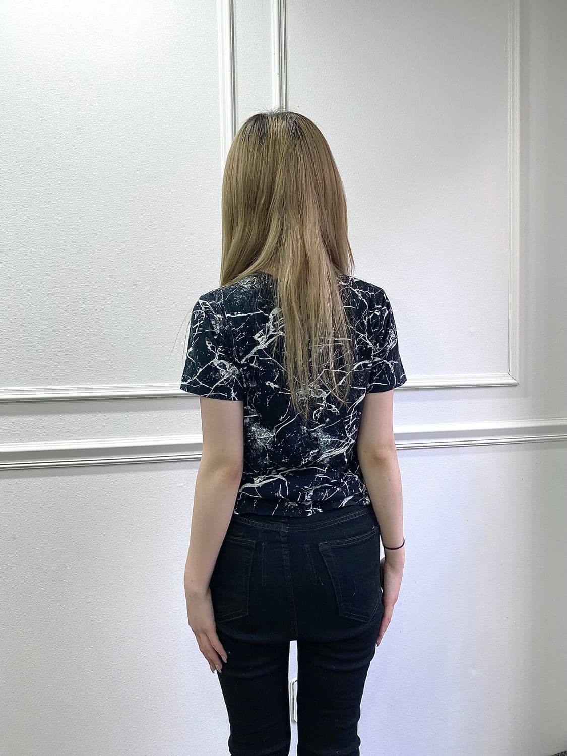 [Re ROEN] Crack Skull Print Tee 상품이미지6