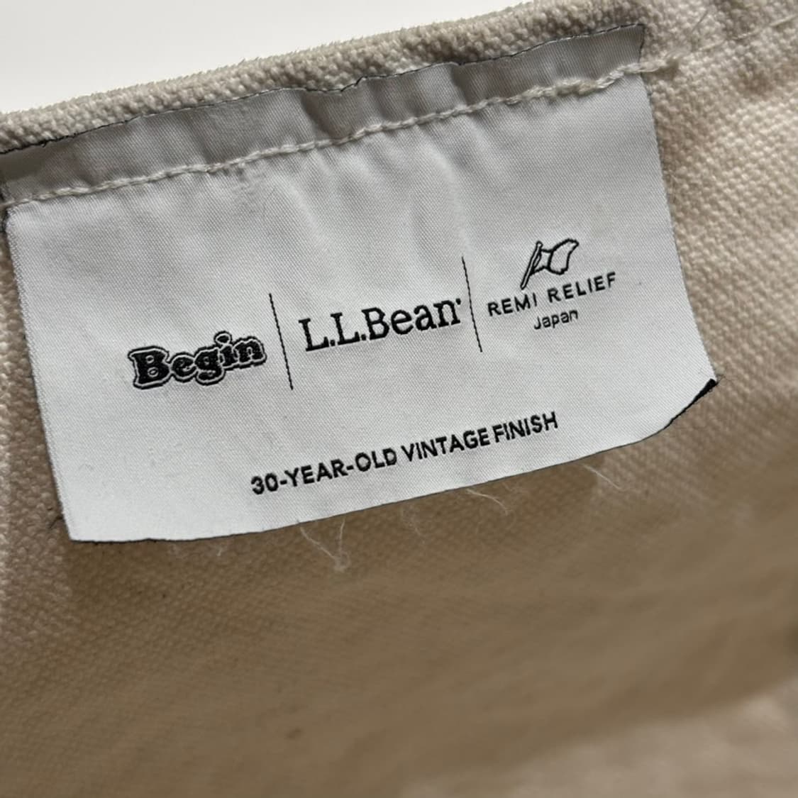 레미릴리프 * 엘엘빈 30년 빈티지 토트 백 상품이미지5