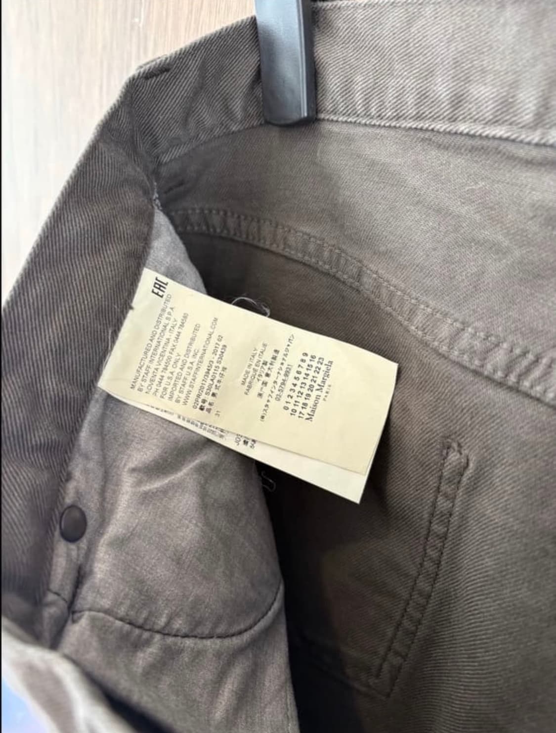 메종 마르지엘라 스티치 그레이 팬츠 상품이미지7