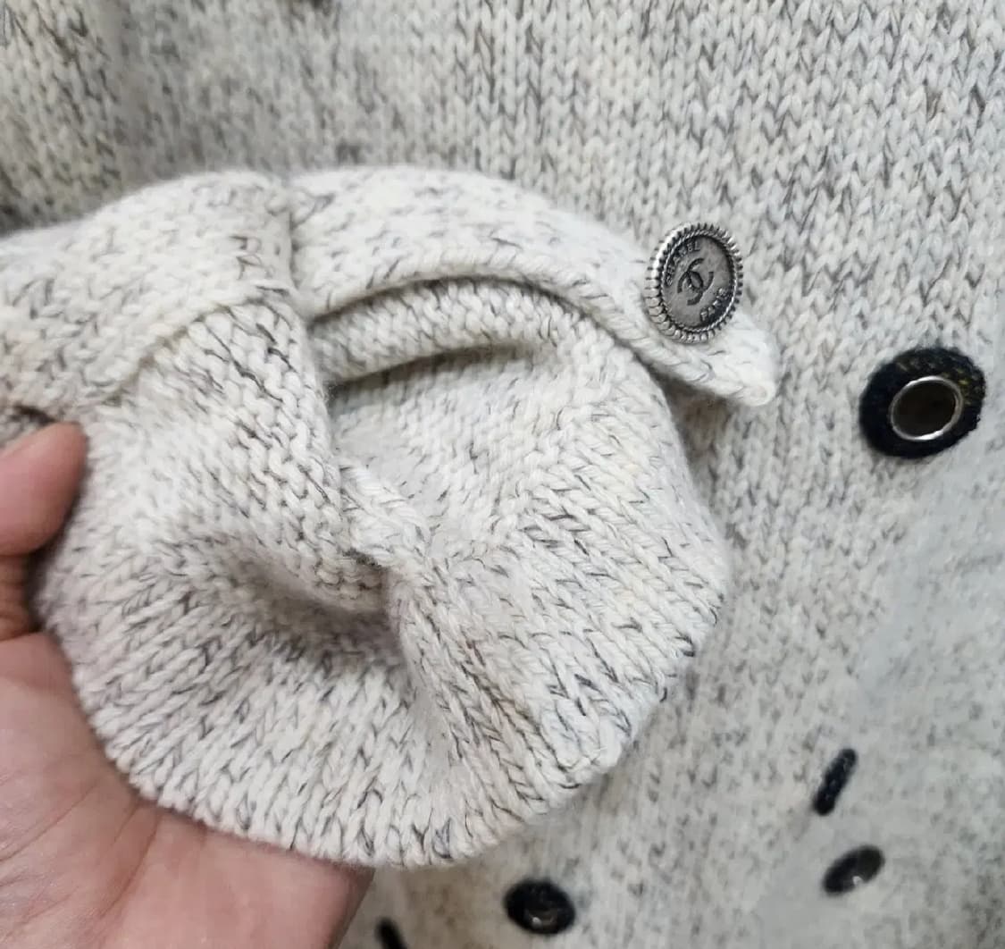 샤넬 캐시미어 가디건 40사이즈 상품이미지6