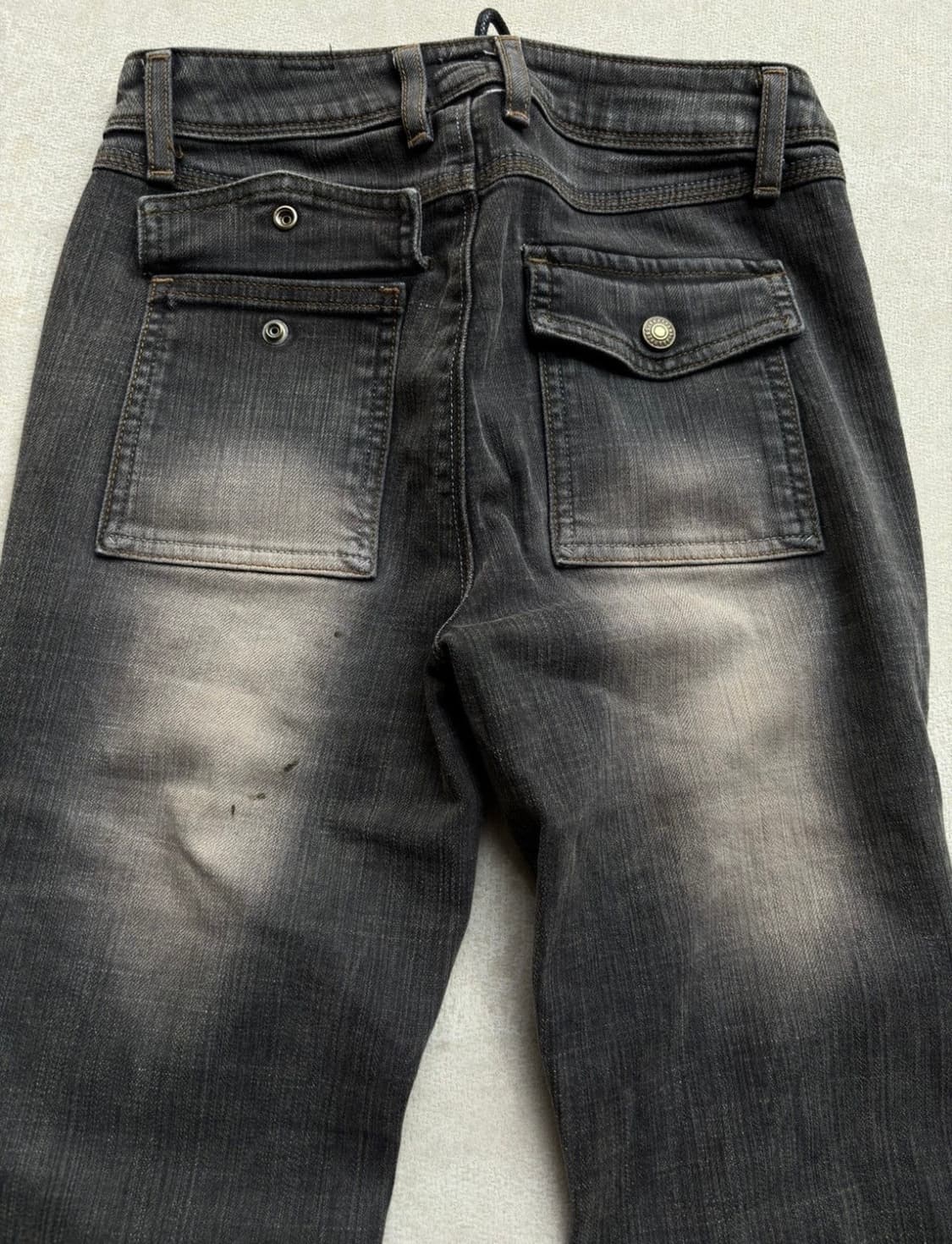 BRAPPERS 레이스업 플레어진 상품이미지3