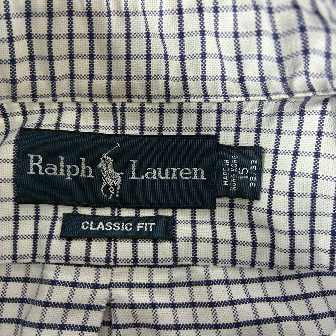 Polo  폴로 랄프로렌 자수 코튼 90,s 체크셔츠  상품이미지4