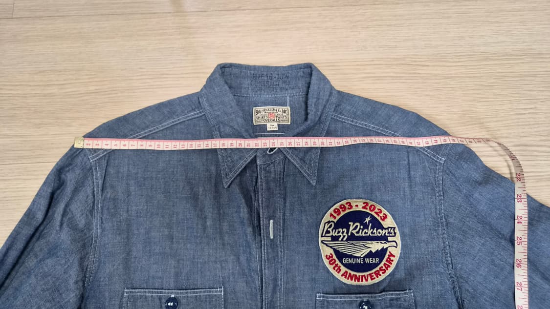 버즈릭슨 30주년 샴브레이 셔츠 상품이미지5