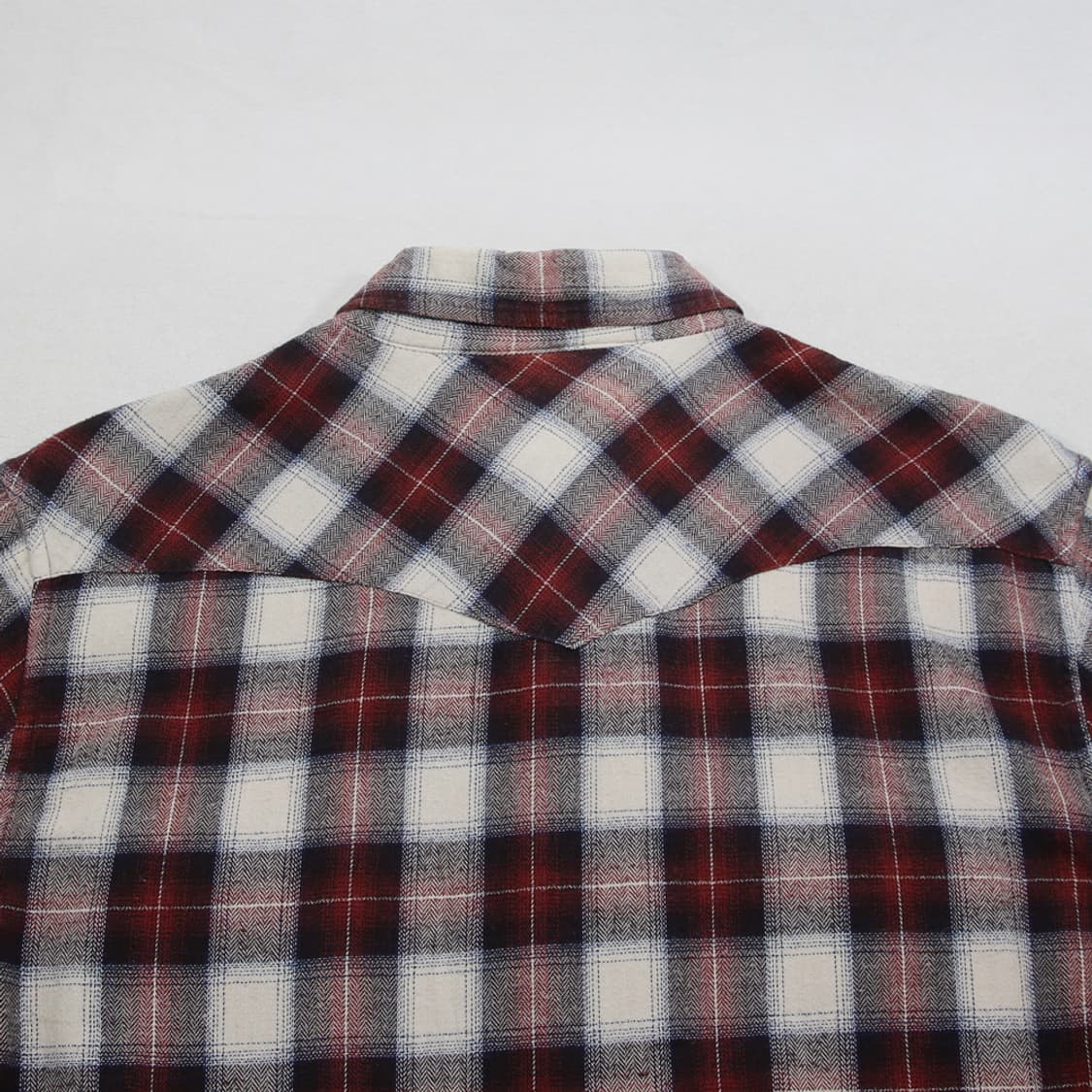 (착용컷) Maceye 웨스턴 체크 셔츠 (남성용 100) 상품이미지8