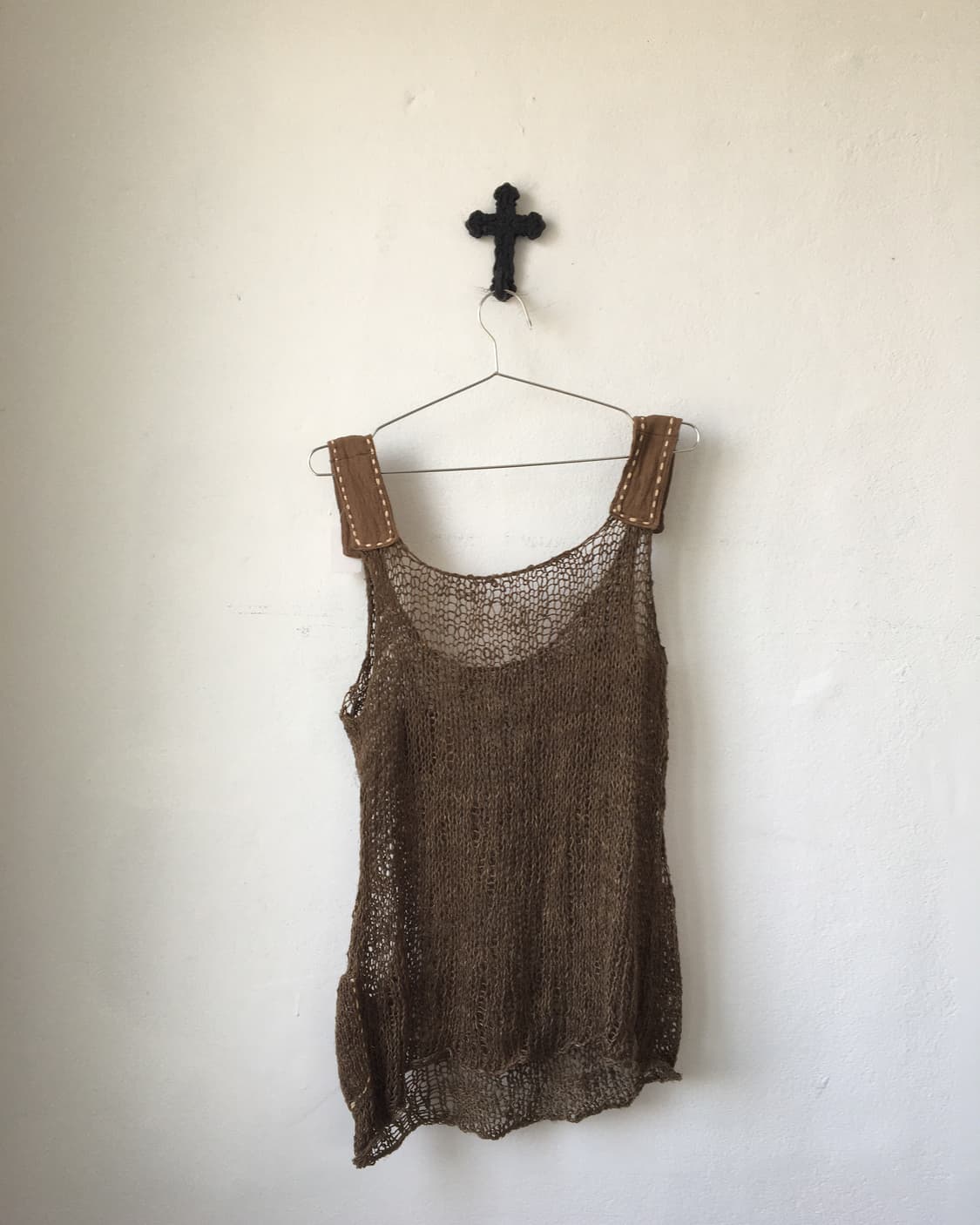 Button point knitted sleeveless 상품이미지5