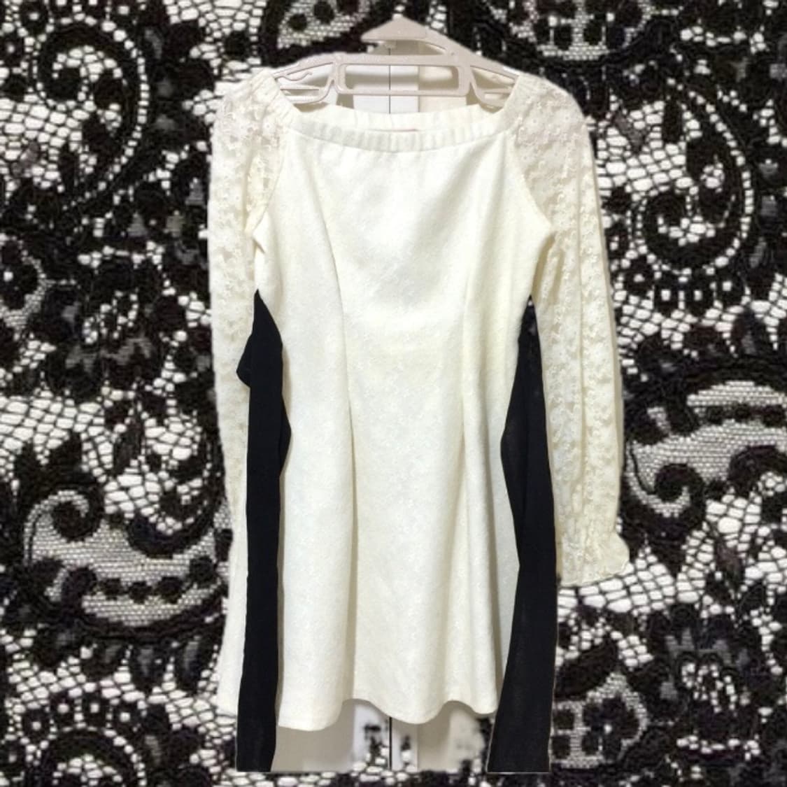 마즈 mars 레이스 리본 원피스 히메갸루 로걀 빈티지 양산형 지뢰계 상품이미지2