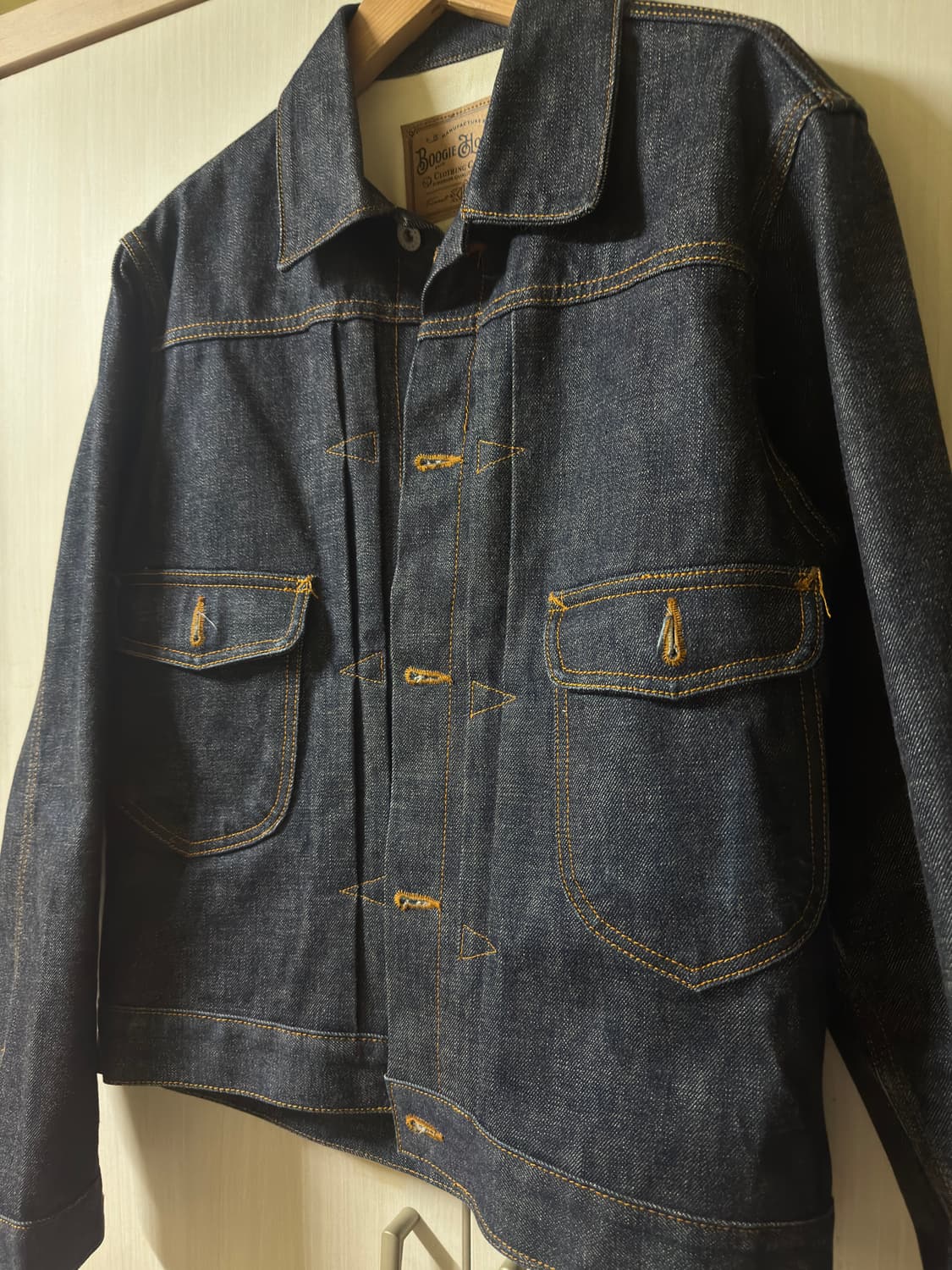부기홀리데이 셀비지 데님 자켓 상품이미지1