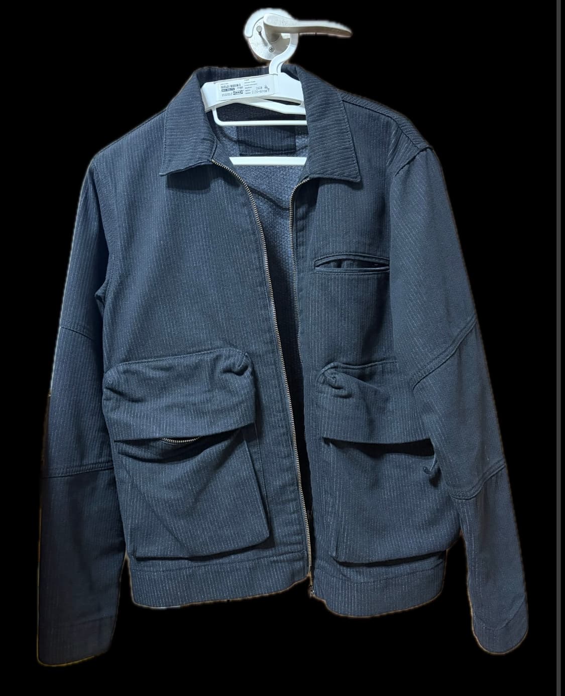 워크 밸런스 데님 자켓 블랙  상품이미지2