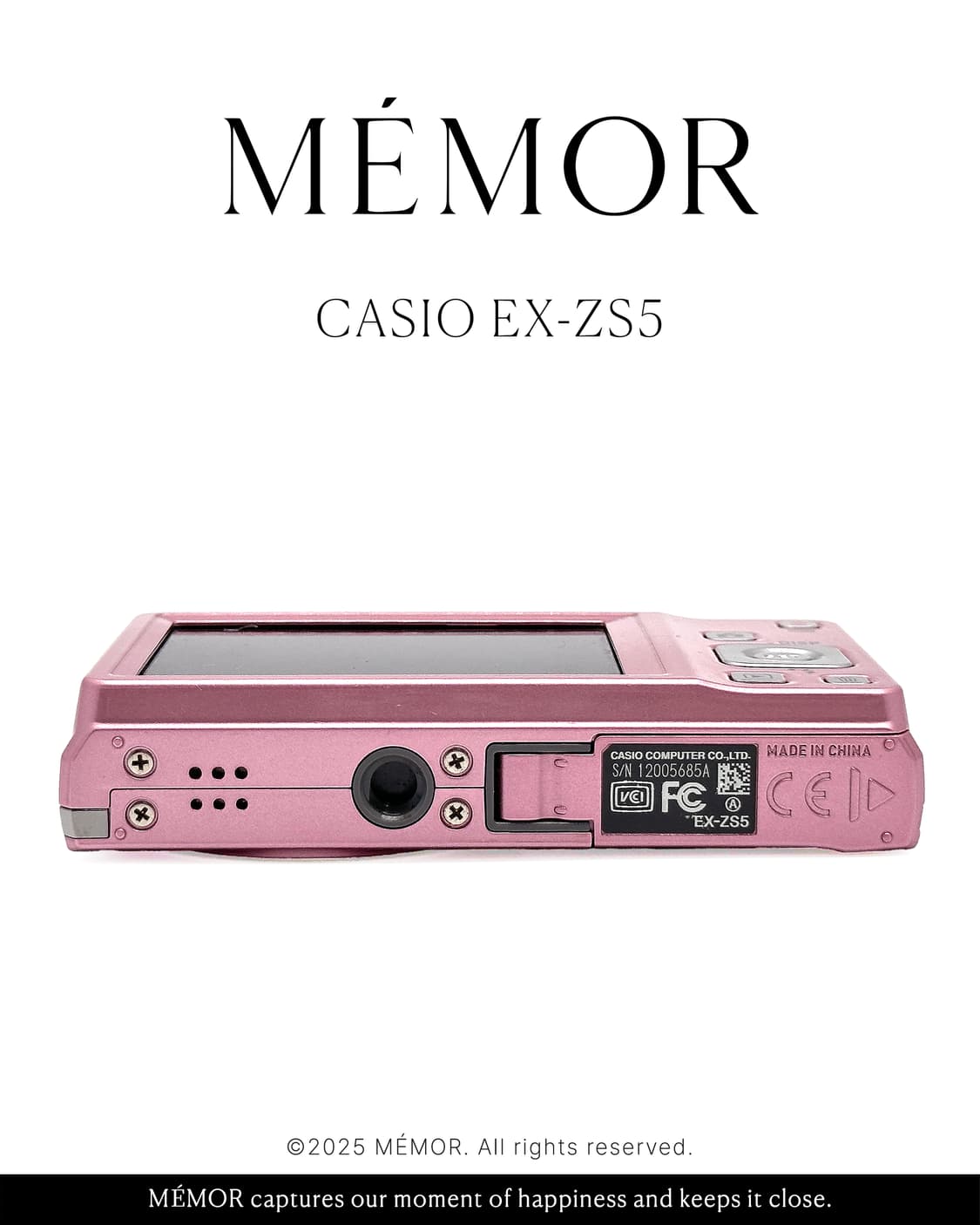 딸기우유핑크컬러🍓CASIO EX-ZS5 카시오 카메라 박스셋 상품이미지5