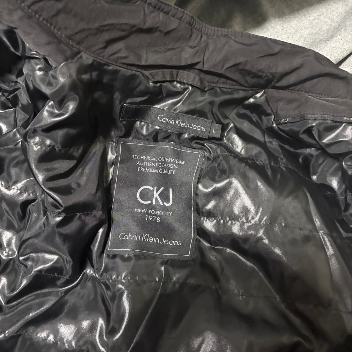 나일론 퀄팅 라이더 자켓 상품이미지8