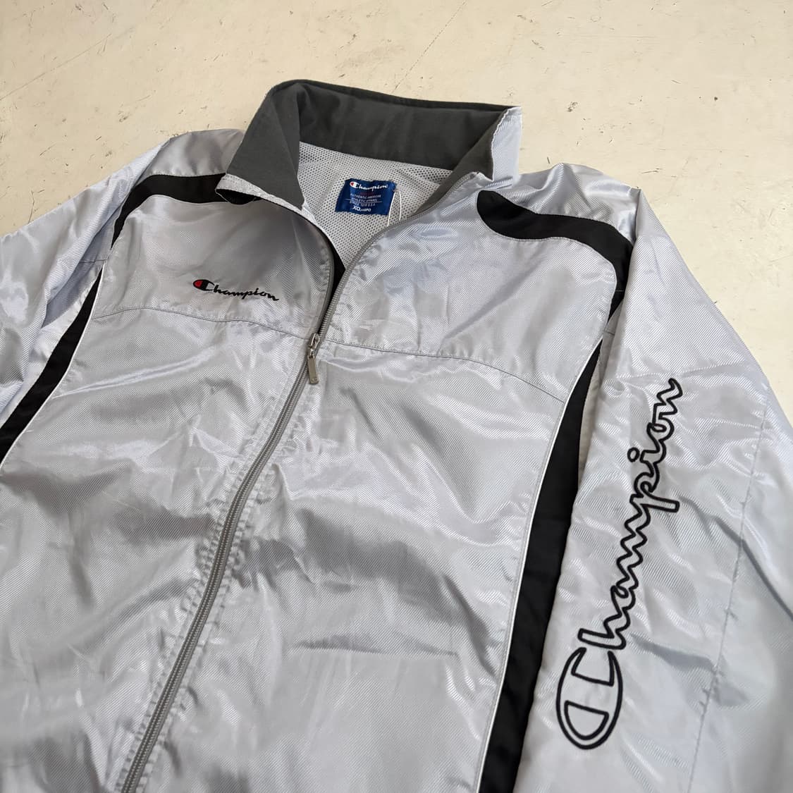챔피온 빈티지 올드스쿨 나일론 트랙자켓 L 상품이미지4