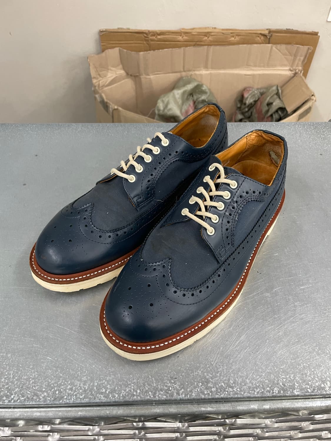 닥터마틴 알프레드 네이비 UK8 상품이미지2