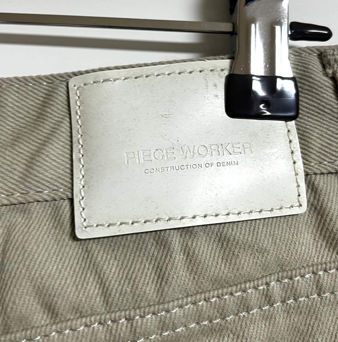 피스워커 연베이지 스트레이트핏 데님팬츠 청바지 28 상품이미지6