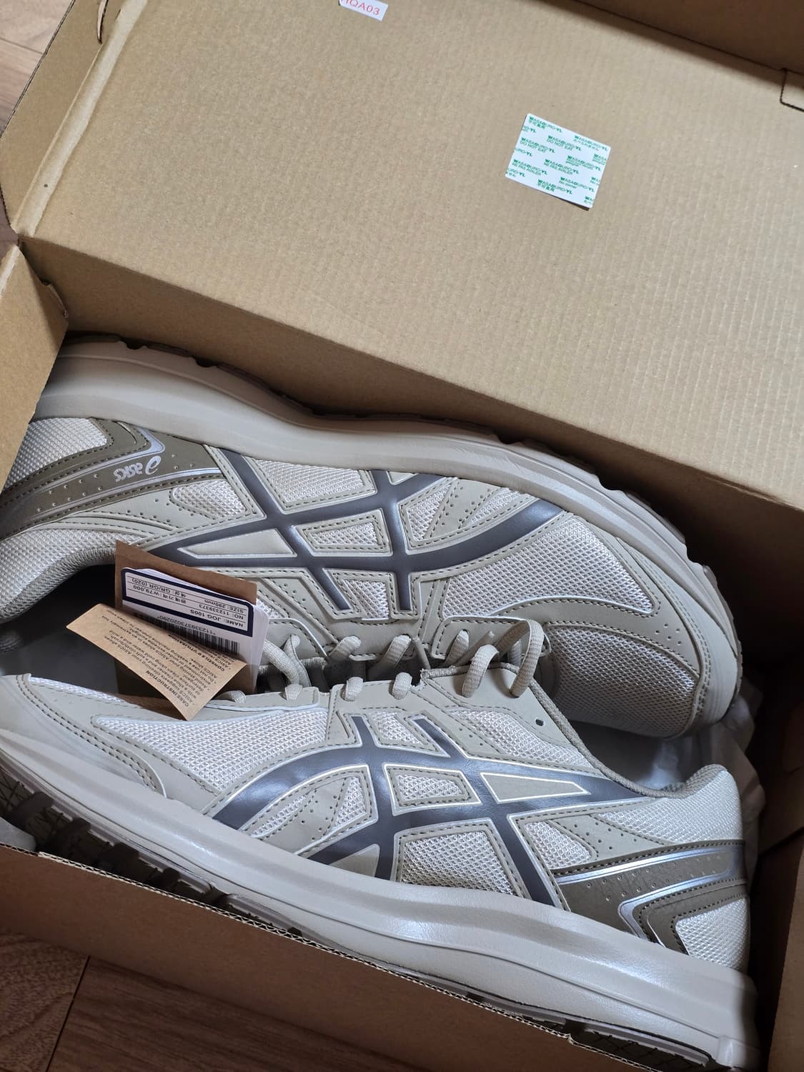 [290] 아식스 조그 100 S SMU 라이트 그레이 - 2E 와이드 상품이미지1