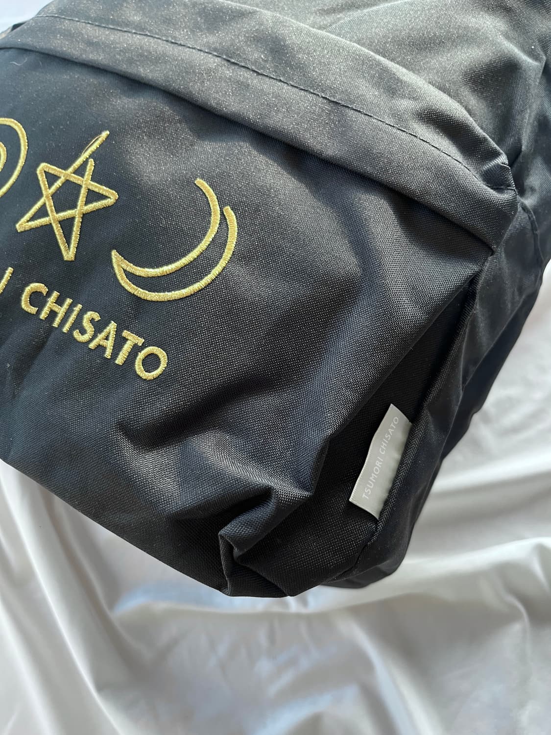 츠모리 치사토 로고 동글뱅이 별 달 자수 백팩 가방  상품이미지5