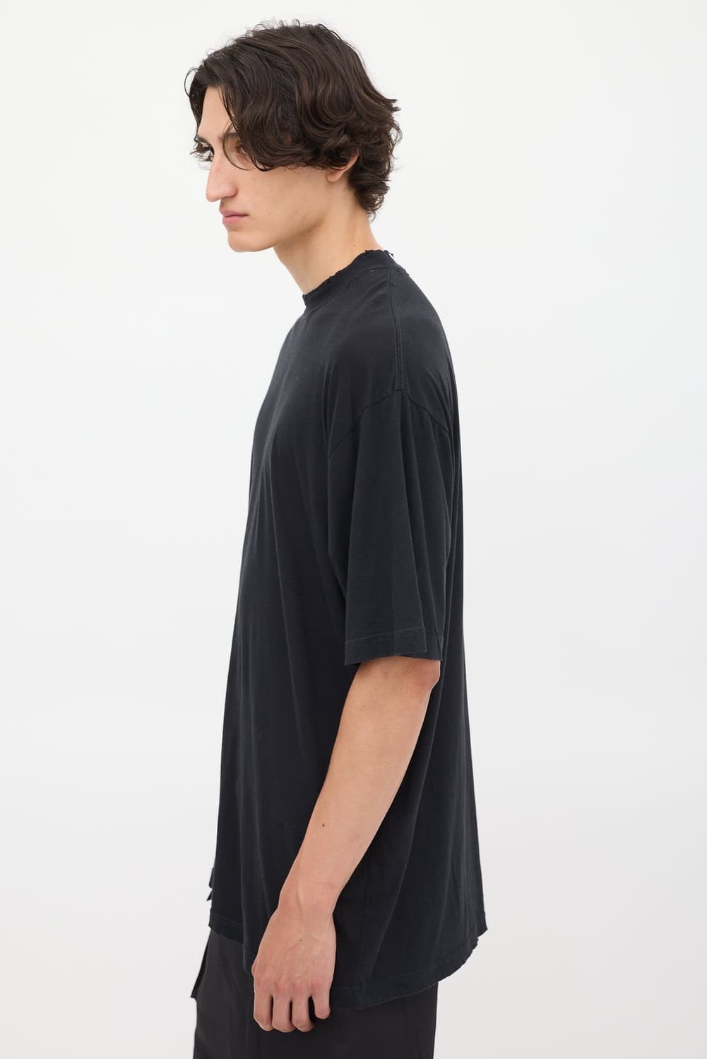 BALENCIAGA MEDIUM FIT T-SHIRT FADED BLAC 상품이미지7
