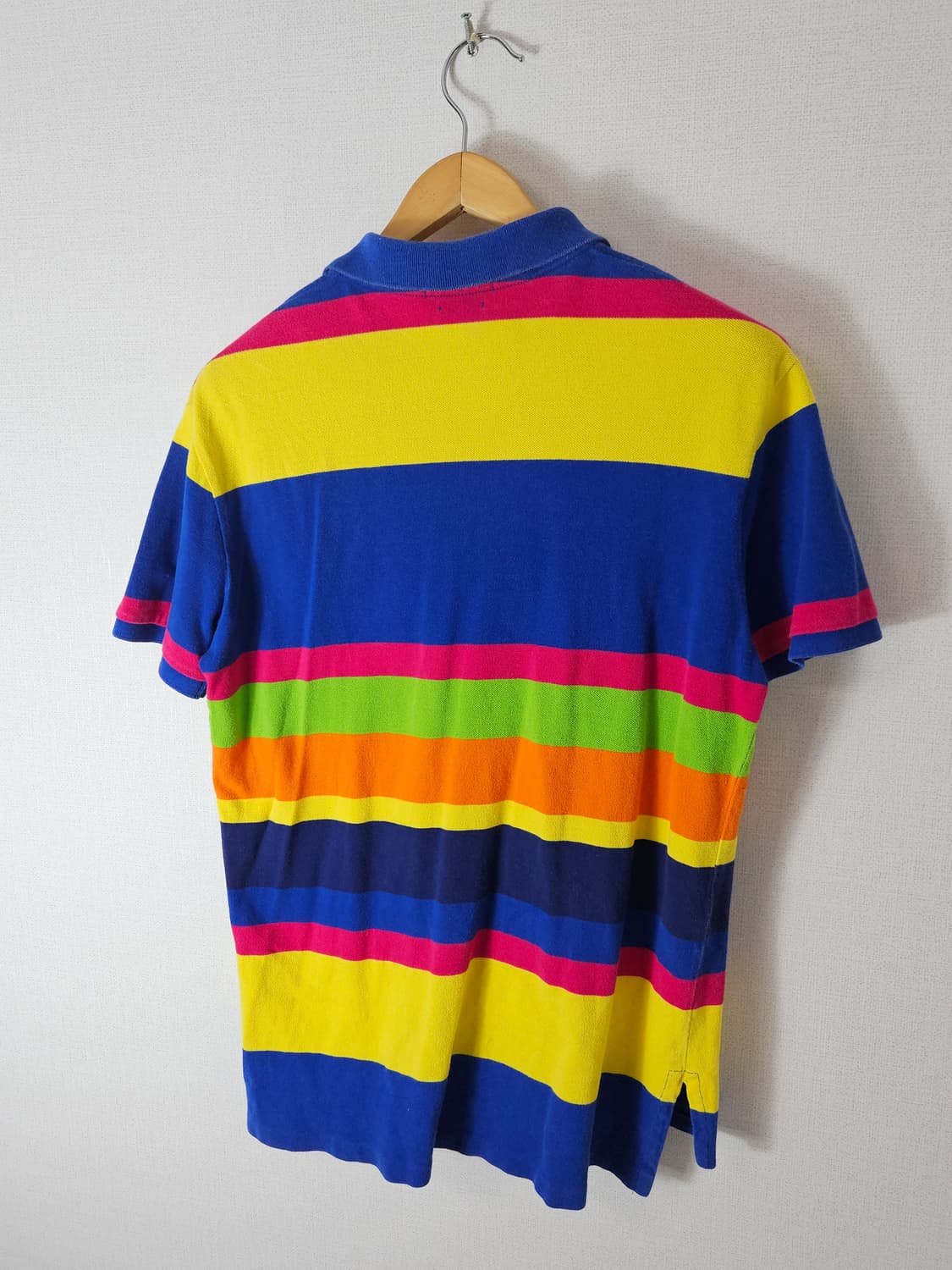 폴로 랄프로렌 신형 스트라이프 카라티 반팔 피케티 L 커스텀핏 상품이미지5