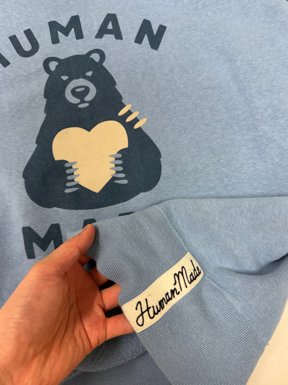 휴먼메이드 츠리아미 곰돌이 스웨트셔츠 XL 사이즈 상품이미지5