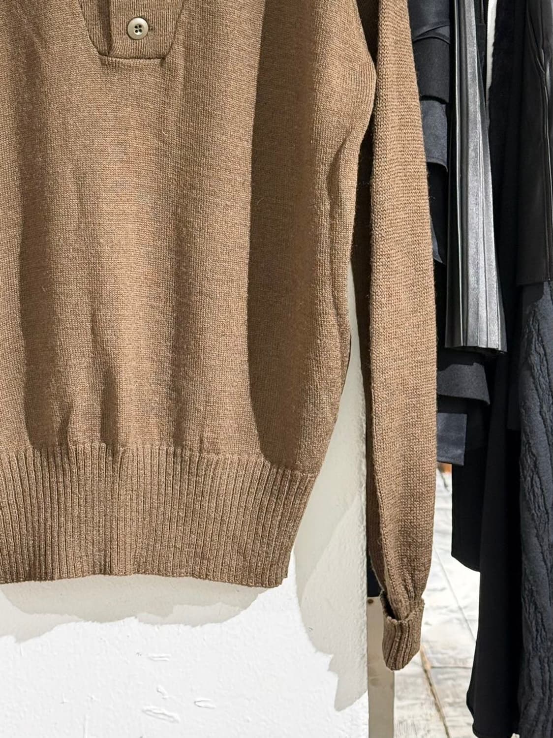 u.s.army 카키브라운 5버튼 울 스웨터 상품이미지5