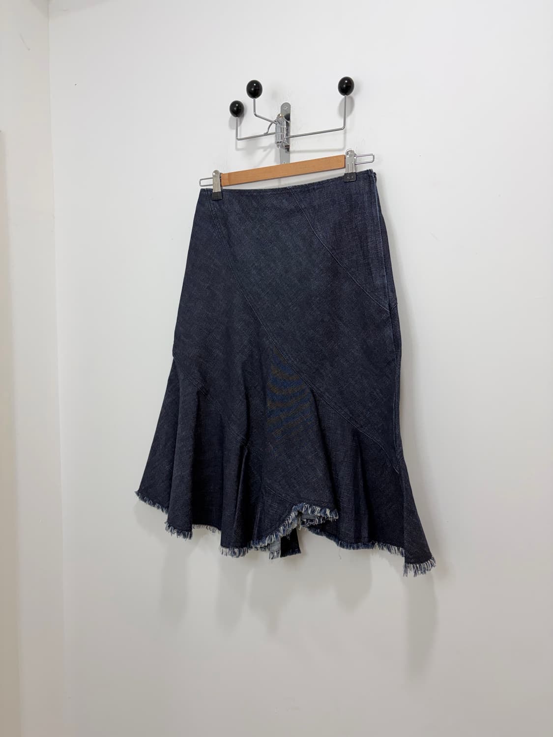 사선 데님 스커트 치마 상품이미지5