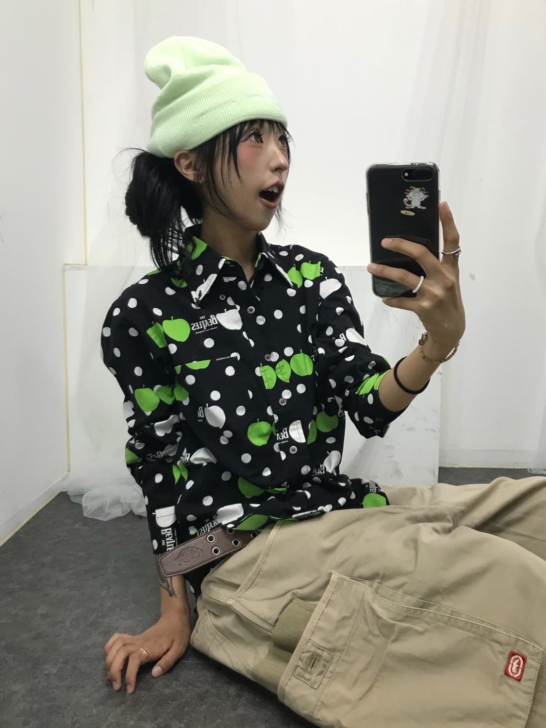  🍏 꼼데가르송 X 비틀즈 애플&도트 셔츠 🍏 상품이미지5
