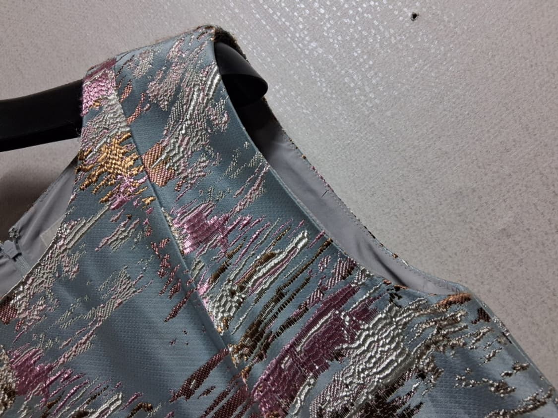 일본빈티지수입 Shesty 메탈릭 글램 파티자카드원피스 55 하객룩 파티 상품이미지5