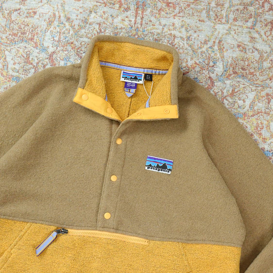 파타고니아 50주년 신칠라 스냅 티 상품이미지2